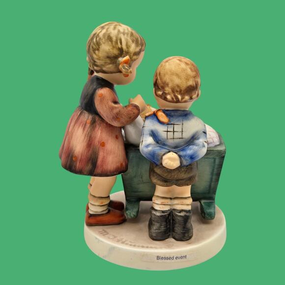 Blessed Event #333 Hummel TMK-6 Siblings Newborn Goebel W. Germany Vintage Gift - Picture 2 of 11